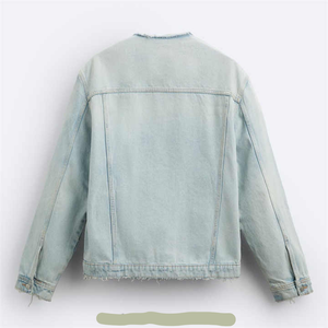 Vêtements de sport 100% coton pour hommes, blouson bombardier en sergé à fermeture éclair complète, veste décontractée pour hommes, veste d'hiver - Product Image 3