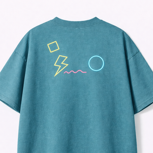 เสื้อยืดโอเวอร์ไซส์แบบยูนิเซ็กซ์ เนื้อผ้านุ่ม 100% ผ้าฝ้าย สวมใส่สบายๆ ในชีวิตประจำวัน แบบเรียบง่าย แขนสั้น คอกลม แฟชั่นสตรีทแวร์สำหรับฤดูร้อน - Product Image 5