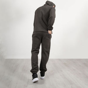 Conjunto de chándal deportivo ajustado para hombre, chaqueta y pantalones de secado rápido transpirables, ropa deportiva informal, suministro a granel - Product Image 5