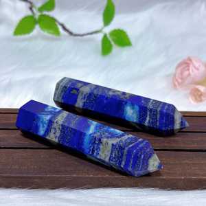 Torres y obeliscos de lapislázuli al por mayor-100g + puntos de cristal naturales para curación, Reiki, marca personalizada - Product Image 4