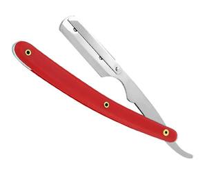 SR1มีดโกนขอบตรงทำจากสแตนเลสมีดโกนหนวดแบบครึ่งใบมีดสำหรับโกนหนวดเหล็กโบราณพร้อมโลโก้ออกแบบได้เองแบบใช้แล้วทิ้งไม่มียี่ห้อสำหรับผู้ชาย - Product Image 5