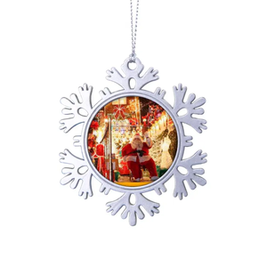 Vente en gros d'ornements de Noël ronds et attrayants de sublimation de qualité supérieure - Product Image 4