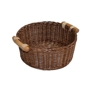2025 Set of 3 Tabletop Decorative Rattan Basket Attractive Design Round Shape <b>Fruit</b> <b>Storage</b> Basket for Home and Kitchen in Bulk - Product Image 4
