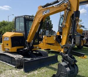 JCB 55Z-1 Mini Pelle 16 POUCES Chenilles En Caoutchouc ISO/SAE Changeur De Contrôle De Modèle 5.1 PIED Pouce Prêt Dipper Bras 5ton Fonctionnement - Product Image 3