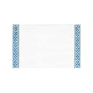 Noor Al Qamar Plateau en acrylique fait à la main et incrustation de nacre Plateau de design arabe moderne de qualité supérieure pour Ramadan Eid Usage domestique de luxe - Product Image 5