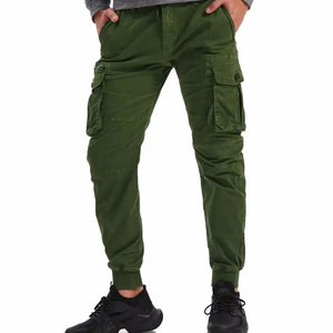 Pantalons cargo en gros pour hommes, pantalons et pantalons de travail pour hommes avec poches latérales, pantalons cargo tendance avec votre propre logo - Product Image 3