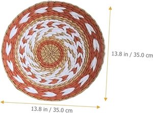Jute Rope Handicraft Seagrass <b>Wall</b> <b>Hanging</b> Woven Decorative <b>Hanging</b> <b>Wall</b> <b>Basket</b> Decor Oversized <b>Wall</b> Decor <b>Basket</b> Set of 7 - Product Image 4
