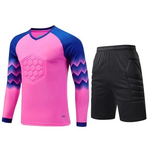 Vente en gros uniforme de gardien de but avec logo personnalisé maillot de gardien de but de football ensemble de shorts et de chaussettes de football professionnel - Product Image 4