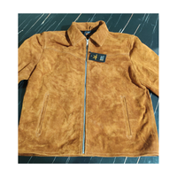 Veste en daim à fermeture éclair pour homme, col montant, imperméable, service OEM personnalisé, style streetwear, motif dessin animé, vente en gros