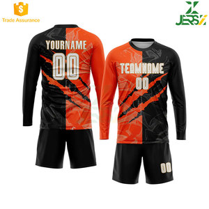 Personnalisable 100% Polyester Football Pratique Uniforme pour Adultes Séchage Rapide Respirant Football Maillots Nom Impression Top Style - Product Image 3