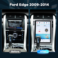 Reproductor de DVD de 12.1 Pulgadas para Ford Edge 2011-2014, Radio con Pantalla Táctil, Snapdragon665, Navegación, Tesla BT5.0, Carplay, Kit Completo