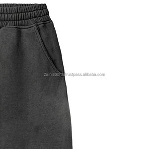 Pantalon de survêtement avec logo personnalisé Pantalon de sport et d'entraînement Pantalon de survêtement en polyester de style décontracté avec service OEM Pantalons pour hommes lavés - Product Image 2