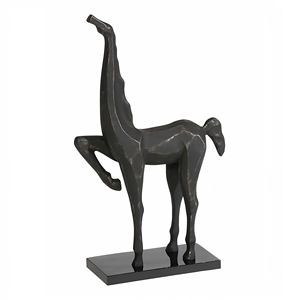 Figurina decorativa di elefante di Design artigianale di alta qualità decorazione di tavoli e scaffali finitura dorata all'ingrosso - Product Image 5