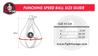 Ballon de vitesse de boxe en cuir fendu blanc et noir, pivotant, pour entraînement MMA, en tissu Oxford robuste, couleurs et logo personnalisables