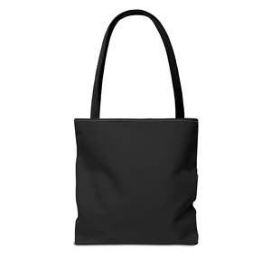 Borsa Tote in Tela alla Moda per Donna con Design Graffiti, Decorazione con Schizzi di Vernice Nera e Lettere, Chiusura Aperta, Fodera in Poliestere - Product Image 2