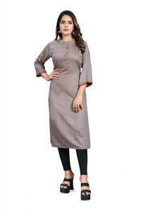 Kurta de mujer con estampado de rayón suave y cómodo de alta demanda para uso informal disponible a granel del proveedor indio - Product Image 3