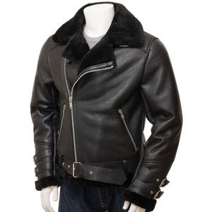 Vestes en cuir pour hommes de style streetwear, 100% qualité, séchage rapide et matière teinte unie, veste d'hiver - Product Image 4