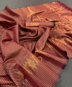 ส่าหรีผ้าไหมผ้าโปร่งบาง - Product Image 4