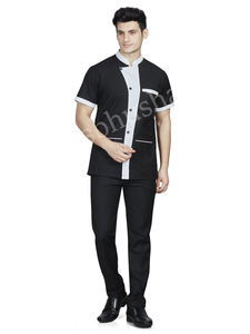 Unisex Polyester/Cotton <b>Hotel</b> <b>Uniform</b> Long Sleeve Regular Fit Tunic Pant Set for Housekeeping Restaurant Reception Customizable - Product Image 6