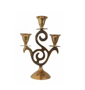 Portavelas de Metal Premium, vela perfumada de Base redonda, portavelas de Metal sólido hecho a mano elegante y duradero para amantes de la luz - Product Image 1