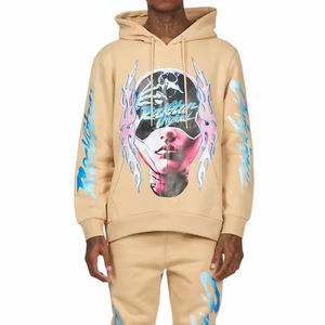 Chándal de Forro Polar de Algodón para Hombre, el Más Vendido, Lavado, Transpirable, Cortavientos, Ecológico, Ropa de Invierno, Logotipo Personalizado, Venta al por Mayor, Barato - Product Image 2