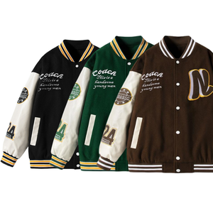 Chaqueta Universitaria de Béisbol para Hombre, Chaqueta Personalizada de Invierno Estilo Vintage con Capucha y Letras de Donald Duck para Hombre - Product Image 2