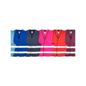 Gilet de sécurité junior à visibilité accrue avec autocollants et lumières réfléchissantes – Article promotionnel de sécurité - Product Image 2