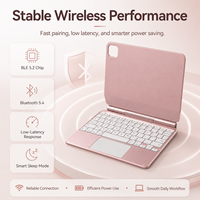 Étui Clavier Tablette OEM en Alliage d'Aviation CNC, Bordure Anodisée Brillante, Anti-Taches, Coque de Protection Durable