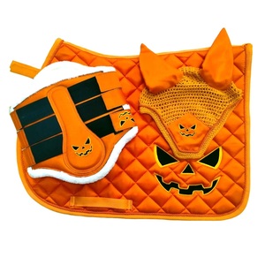 Custom Made English Equestrian Saddle Quilted Polyester Drill Mesh Airflow Lining 15mm <b>Foam</b> Saddle <b>Pad</b> Best Wholesale Prices - Product Image 1