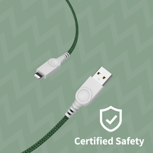 Cao Cấp Nylon Bện Áo Khoác PVC Cho Sét Sạc Cáp Cho Điện Thoại Di Động Ngân Hàng Điện IOS Máy Tính Xe Sử Dụng Thấp Moq 2 Pcs - Product Image 2