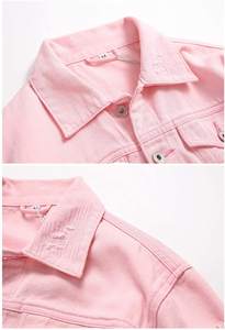 Abrigo vaquero informal de color sólido para hombre, chaqueta vaquera de manga larga para otoño y primavera - Product Image 2