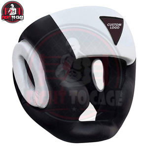 Protector de Cabeza de Boxeo de Alta Calidad, Diseño Transpirable de Cuero PU, Ajuste Seguro, Personalizable para Sparring, MMA/Kickboxing - Product Image 2