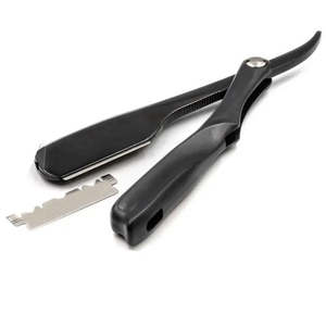 Rasoir professionnel de qualité supérieure à lame droite pour barbier, rasoir à lame rasante pour salon, acier inoxydable, soins personnels, rasoir à raser OEM - Product Image 5