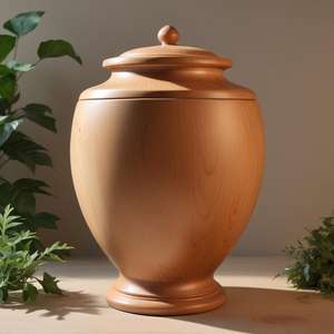 2025 Urnas de cremación hechas a mano de madera maciza súper vendidas diseñadas únicas para funerales Exportación directa de fabricantes - Product Image 5