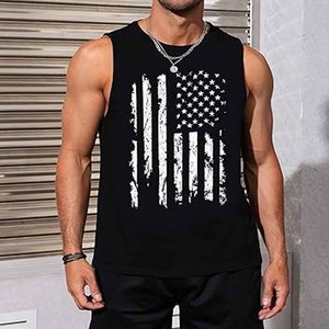 Camisetas sin mangas de verano para hombre, camisetas sin mangas de algodón liso para hombre, camisetas deportivas para culturismo, gimnasios para hombre hechas por vestido deportivo - Product Image 3
