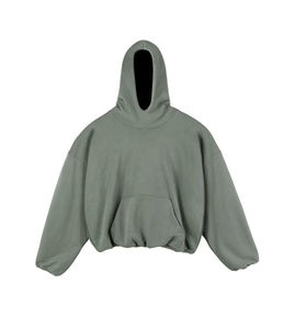 เสื้อฮู้ดดี้ผ้าฟลีซคอตตอน 100% ปี 2025 ปักลายแบบดิสเทรส ดีไซน์ฮู้ดไม่ซ้ำใคร ทรงโอเวอร์ไซส์ เป็นมิตรกับสิ่งแวดล้อม ไซส์พลัส ไหล่ตก ล้างสีแบบแอซิดวอช - Product Image 1