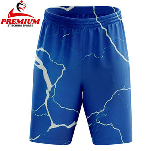 กางเกงขาสั้นผ้าโพลีเอสเตอร์ผ้าสแปนเด็กซ์ของผู้ชายสำหรับออกกำลังกายกางเกงออกกำลังกายขาสั้นผ้าตาข่ายระบายอากาศได้ดีผลิตตามสั่งแบบใหม่ - Product Image 5