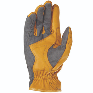 Gants de moto d'été en cuir de haute qualité, conception personnalisée HLI Orange noir gants d'équitation d'hiver - Product Image 1