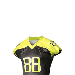 Vente chaude Pro Qualité Football Américain Uniforme Confortable Imprimé Respirant Chemises Tops Logo Personnalisé Possédé Sublimation - Product Image 5