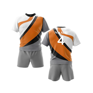 ODM OEM Rugby personalizado para camiseta de polo Nuevo diseño Clásico Algodón Rugby Uniforme Conjunto de Jersey transpirable - Product Image 2