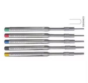 Juego de 5 Piezas de Osteótomos Convexos de la Mejor Calidad, Instrumentos de Implantología Dental de Acero Inoxidable, Codificados por Colores, Ajustables y Rectos - Product Image 4