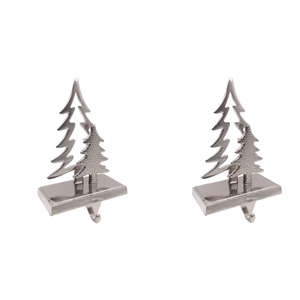 Wholesale Custom X-Mas Tree Shaped Metal Ornaments Christmas <b>Stocking</b> <b>Holder</b> Decoration from Manufacturer - Product Image 3