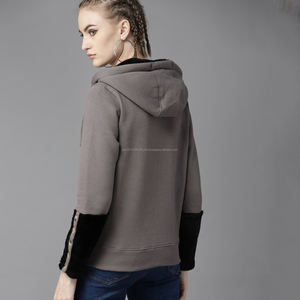 Sudadera con Capucha Extra Grande y Ligera para Mujer Fit2Fight, Cómoda, Transpirable, con Logotipo Frontal, Ropa Casual de Invierno, 100% Algodón - Product Image 2