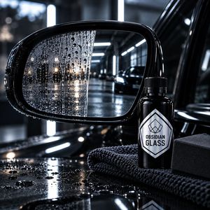 Revêtement céramique en verre obsidienne pour pare-brise de voiture, hydrophobe, anti-pluie, protection invisible du pare-brise - Product Image 2