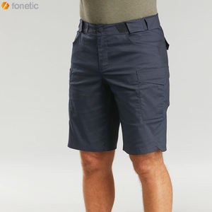 Short cargo XS taille moyenne sur mesure pour hommes 100% coton nouveau design solide motif léger décontracté toile uni anti-rides - Product Image 4