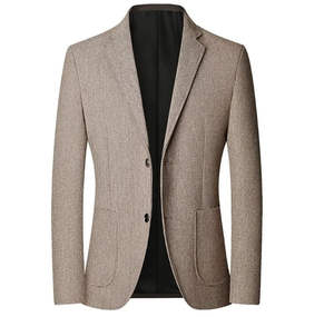 Dernier arrivage OEM de blazers pour hommes avec un look tendance de qualité supérieure avec logo personnalisé blazers de soirée de luxe stylés - Product Image 1