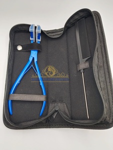 Hair Extension Tool Kit Including Stainless Steel <b>Tape</b> in Hair Extension Pliers and Fine End Detail Comb - Product Image 4