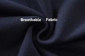 Polo mixto de poliéster y algodón liso al por mayor, camiseta informal con cuello redondo y logotipo bordado personalizado en blanco para unisex - Product Image 5