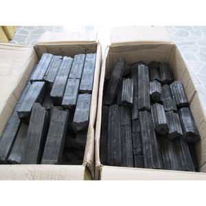 ถ่านกัมมันต์ทรงสี่เหลี่ยมสำหรับย่างบาร์บีคิวทรงหกเหลี่ยมเผายาวจากเวียดนาม - Product Image 4