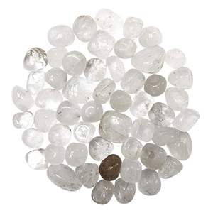 Piedras Preciosas de Cuarzo Transparente Natural KALA CUTURE - Cristales Pulidos en Bruto Modelo T001 para Equilibrio de Chakras y Meditación - Product Image 1